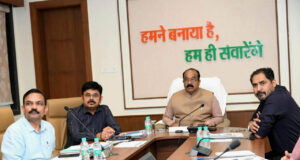 केन्द्रीय जल शक्ति मंत्रालय की वीसी में शामिल हुए उप मुख्यमंत्री अरूण साव