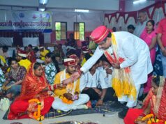 मुख्यमंत्री सामूहिक कन्या विवाह- दुर्ग में 19 जोड़े बंधे परिणय सूत्र में
