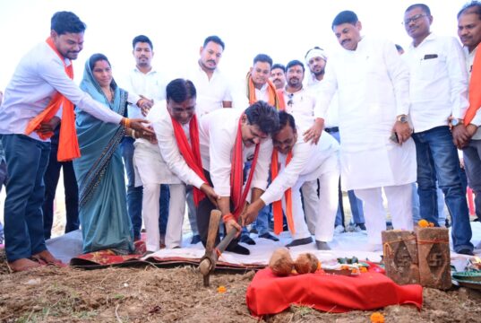 उप मुख्यमंत्री ने 2.06 करोड़ की लागत से घोटिया विद्युत उपकेंद्र का किया भूमिपूजन