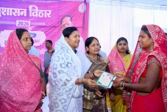 “गांव-गांव में सुशासन की दस्तक: मौके पर समाधान, जनता में विश्वास” – मंत्री श्रीमती लक्ष्मी राजवाड़े