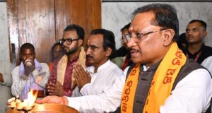 मुख्यमंत्री श्री विष्णु देव साय ने जगन्नाथ मंदिर में की पूजा-अर्चना