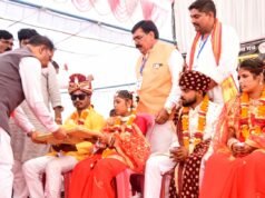 छत्तीसगढ़ में सामूहिक विवाह बना सामाजिक एकता का उत्सव, मुख्यमंत्री ने 13 नवदंपतियों को दिया आशीर्वाद