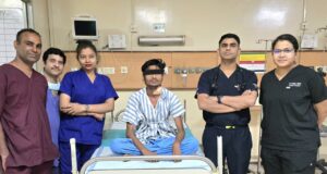 10 साल से खाँसी में खून की समस्या झेल रहे युवक को अम्बेडकर अस्पताल में मिली नई जिंदगी