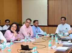 भारत सरकार के भूमि संसाधन सचिव ने छत्तीसगढ़ के मुख्य सचिव से की सौजन्य भेंट