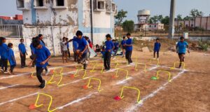 ग्रीष्मकालीन खेल शिविर में निखर रही बच्चों की प्रतिभाएं