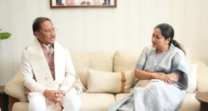 नई दिल्ली में मुख्यमंत्री विष्णु देव साय ने दिल्ली की मुख्यमंत्री रेखा गुप्ता से की सौजन्य भेंट