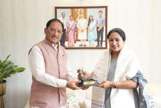 Chhattisgarh Chief Minister Vishnu Deo Sai Pays Courtesy Visit to Delhi Chief Minister Rekha Gupta