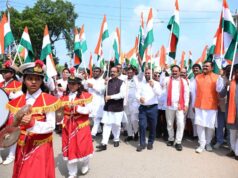 देशभक्ति से ओतप्रोत अप्रतिम उत्साह के साथ निकली तिरंगा यात्रा, उप मुख्यमंत्री अरुण साव हुए शामिल