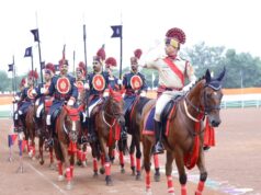 घुड़सवारों के साहस, महिला बैग पाईपर बैंड की लय और श्वान दल के रोमांचक प्रदर्शन से सजा स्वतंत्रता दिवस समारोह